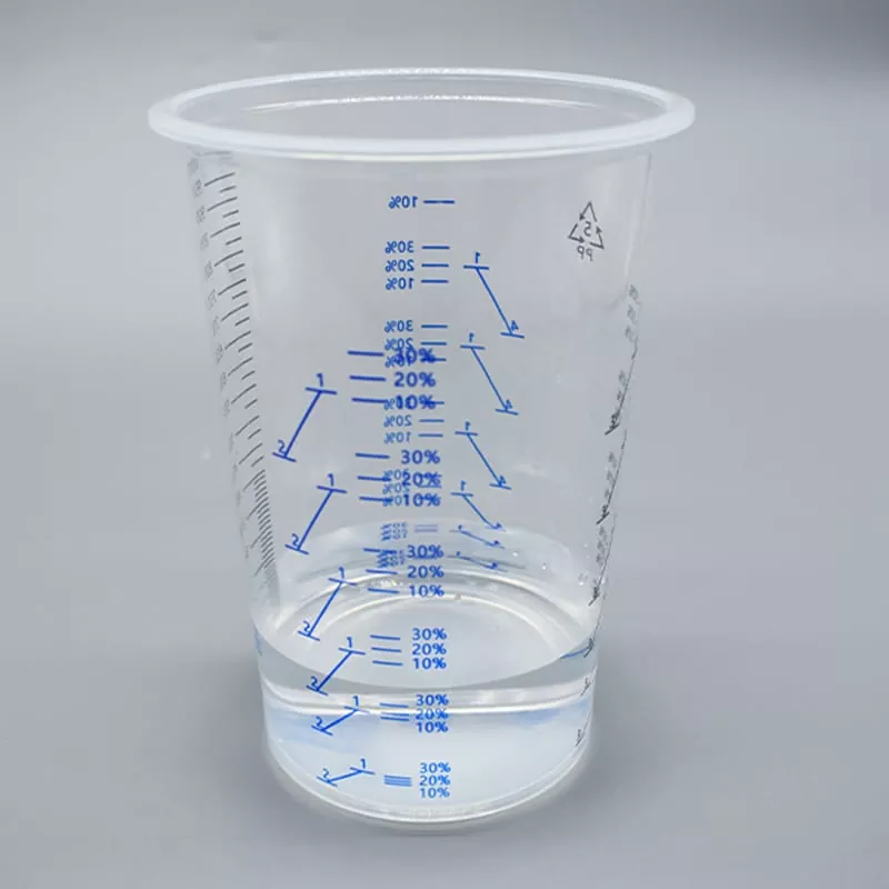 1000ml birdəfəlik PP rəngləmə kuboku