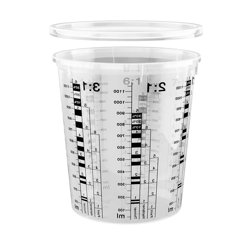 1370ml PP Avtomobil boyası Qapaqlı Kuboku