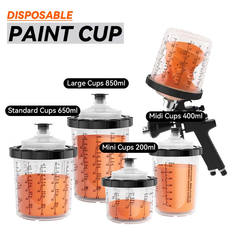 Təmizləmə vaxtını və ikiqat sprey səmərəliliyini kəskin azaldın: Birdəfəlik boya kuboku sistemi israf iş saatları üçün necə son qoyur?